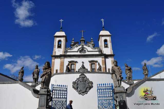 Basílica ou Santuário Bom Jesus de Matosinhos em Congonhas MG Viagem