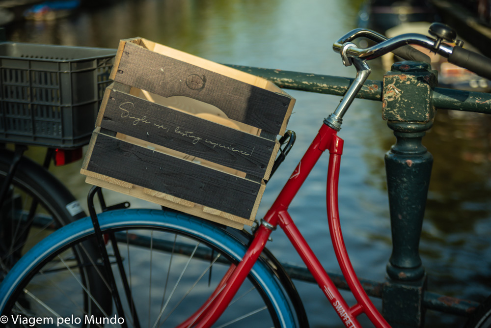 Transporte em Amsterdam bicicleta